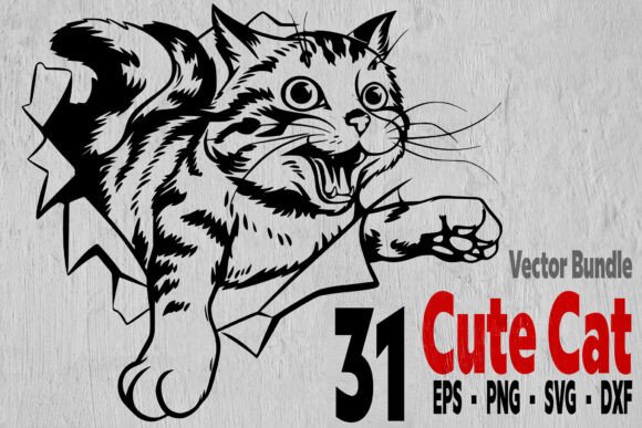 31 Cute Cat Bundle Review for Embroidery Projects