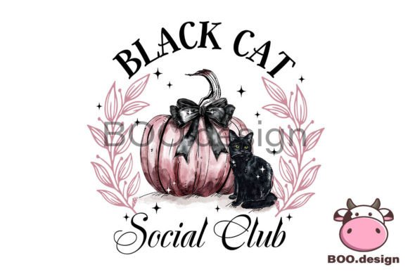 Black Cat Social Club Halloween PNG Review