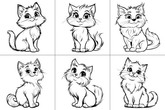 Cat Line Art Review for Embroidery Projects