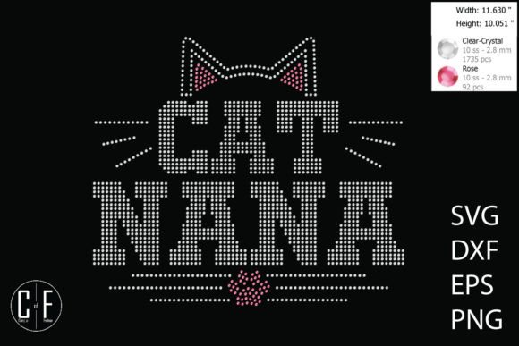 Cat Nana Rhinestone Template Review