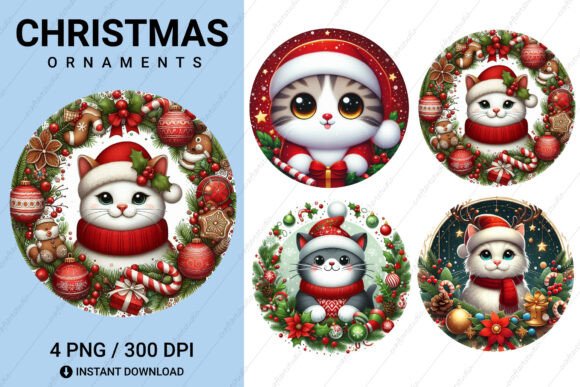 Christmas Sign Cat Ornaments Sublimation Review