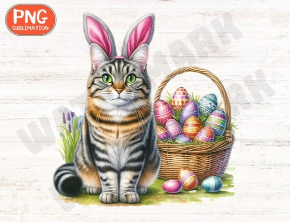 Cute Bunny Cat Eggs Basket Embroidery Design Review