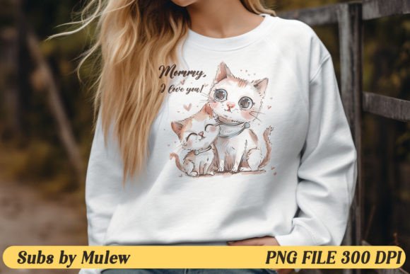 Cute Mother Baby Cat Embroidery Design Review