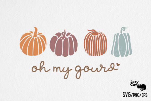 Fall Autumn Oh My Gourd SVG PNG Review