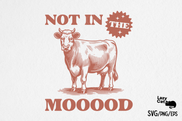 Retro Funny Sarcastic Animal Cow SVG Review