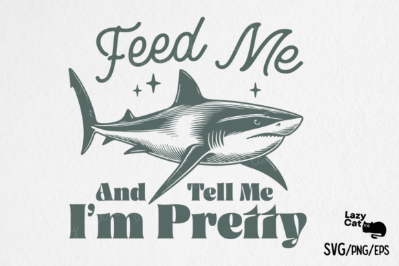 Retro Funny Sarcastic Animal Shark SVG Review