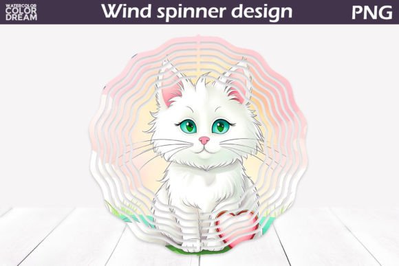 White Cat Wind Spinner Review for Embroidery Projects